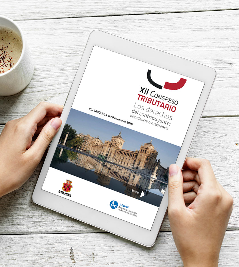 Diseño de app para Congreso Tributario de AEDAF